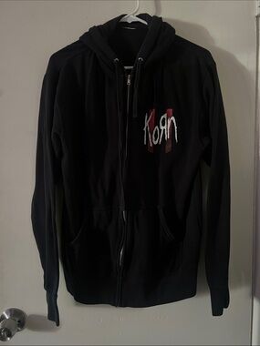 Korn zip up concert hoodie.